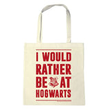 Harry Potter Tragetasche I Would Rather Be At Hogwarts - Smalltinytoystore