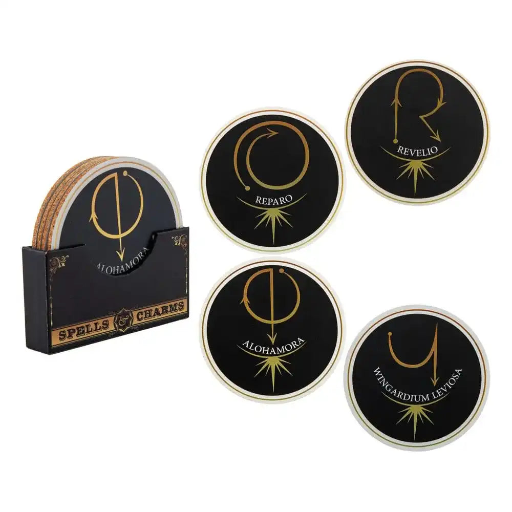 Harry Potter Untersetzer 4er-Pack Spell & Charms - Smalltinytoystore