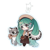 Hatsune Miku Acryl Schlüsselanhänger Kawaii Winter Time - Smalltinytoystore