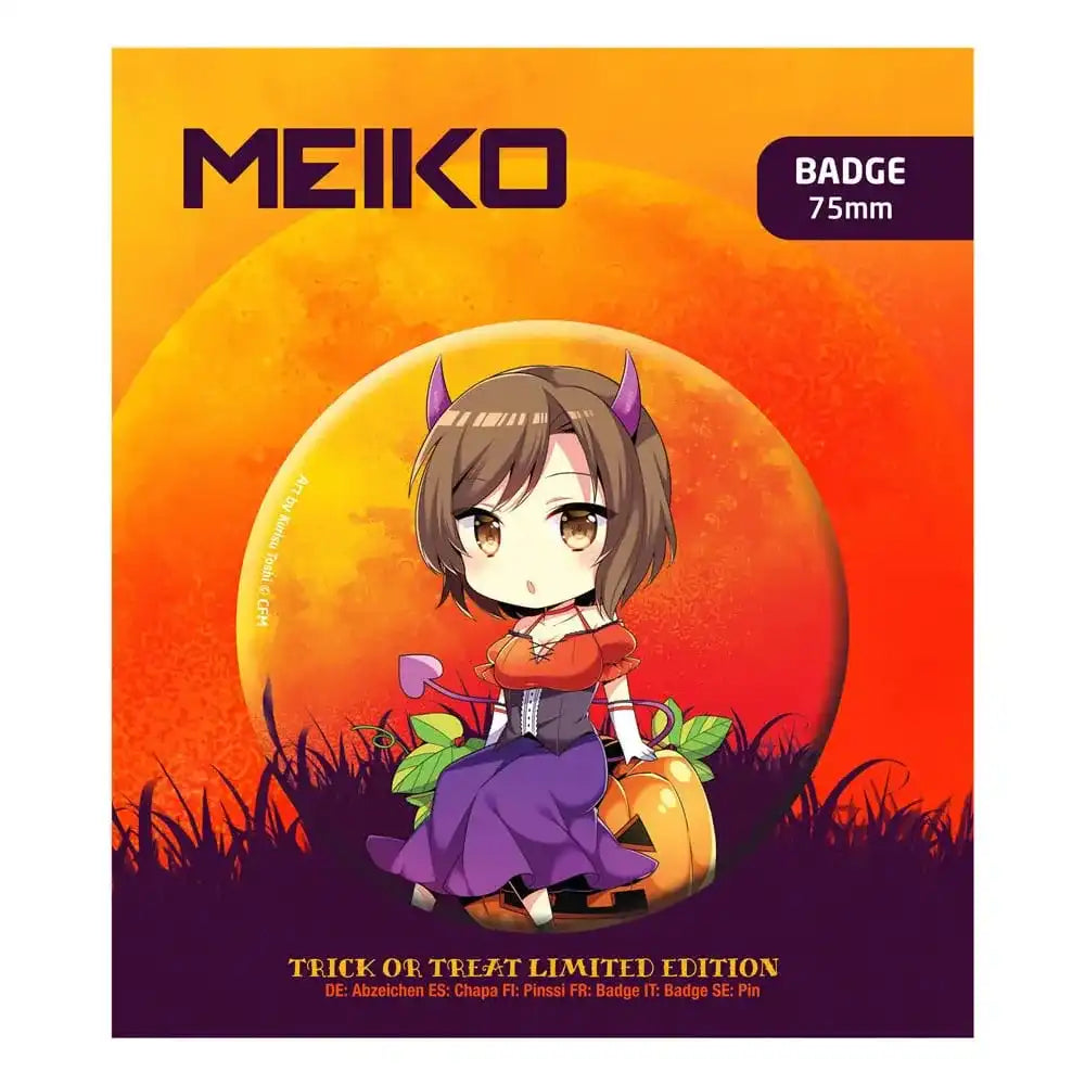 Hatsune Miku Ansteck-Button Halloween Limited Edition Meiko - Smalltinytoystore