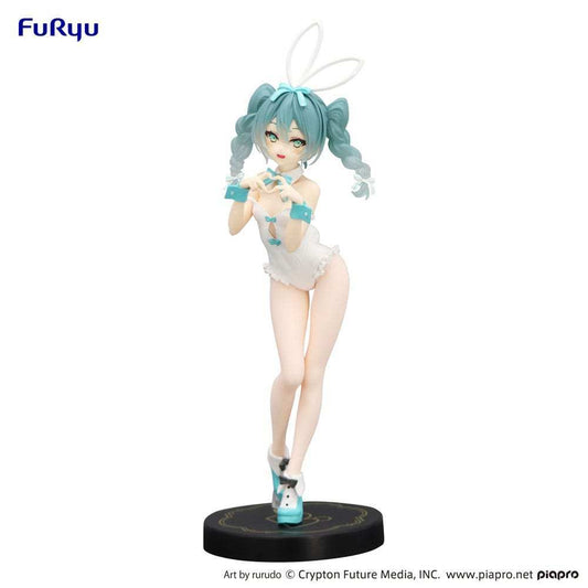 Hatsune Miku BiCute Bunnies PVC Statue Miku Rurudo White Color Ver. 27 cm - Smalltinytoystore