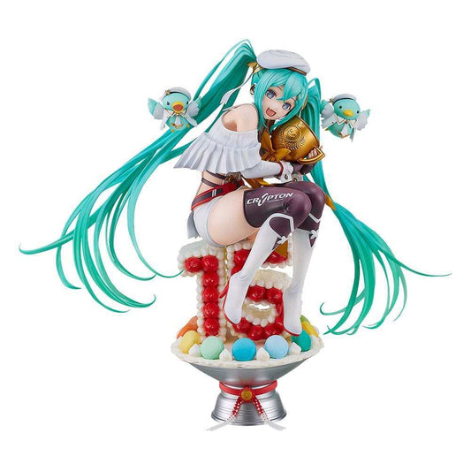 Hatsune Miku Characters PVC Statue 1/6 Racing Miku: 2023 - 15th Anniversary Ver. 26 cm - Smalltinytoystore