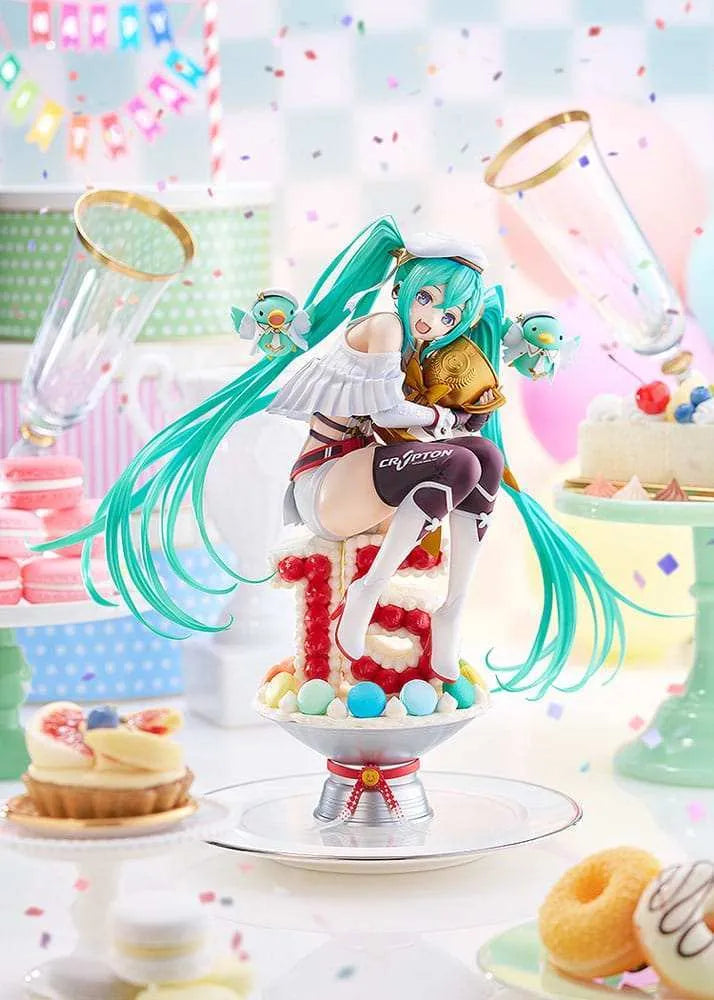 Hatsune Miku Characters PVC Statue 1/6 Racing Miku: 2023 - 15th Anniversary Ver. 26 cm - Smalltinytoystore