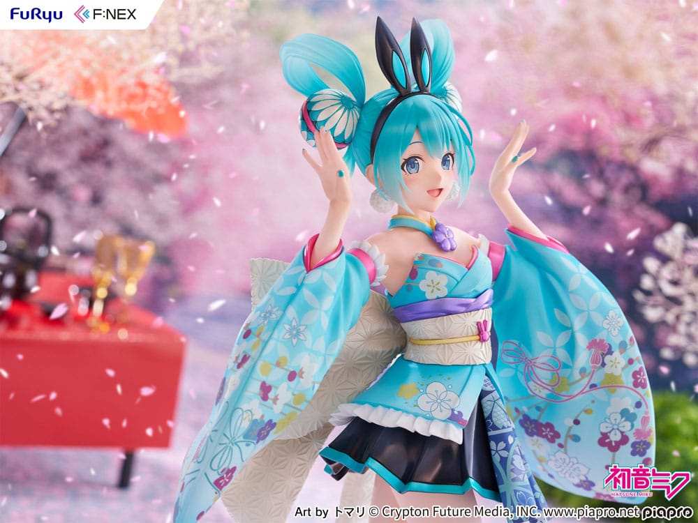 Hatsune Miku F:NEX PVC Statue 1/7 Hatsune Miku Wa-bunny 27 cm - Smalltinytoystore