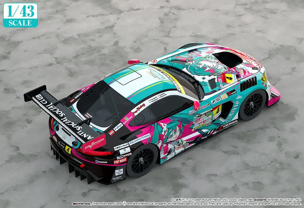 Hatsune Miku GT Project Fahrzeug 1/43 Hatsune Miku AMG 2025 Season Opening Ver. 11 cm - Smalltinytoystore