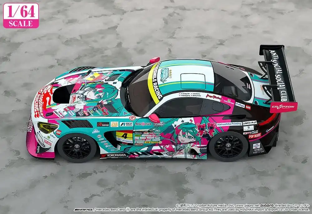 Hatsune Miku GT Project Fahrzeug 1/64 Hatsune Miku AMG 2025 Season Opening Ver. 7 cm - Smalltinytoystore