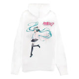 Hatsune Miku Kapuzenjacke mit Reißverschluß White Größe XXL - Smalltinytoystore