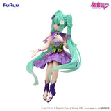 Hatsune Miku Noodle Stopper PVC Statue Flower Fairy Cosmos Purple Color Ver. 14 cm - Smalltinytoystore