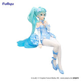 Hatsune Miku Noodle Stopper PVC Statue Flower Fairy Nemophila Pail Blue Color Ver. 15 cm - Smalltinytoystore