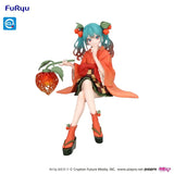 Hatsune Miku Noodle Stopper PVC Statue Flower Fairy Winter Cherry 15 cm - Smalltinytoystore