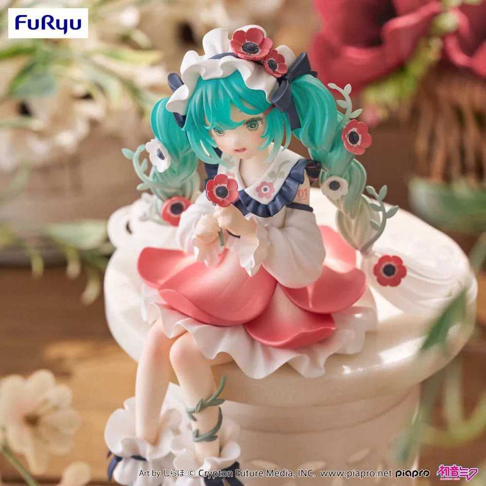 Hatsune Miku Noodle Stopper PVC Statue Hatsune Miku Flower Fairy Anemone 14 cm - Smalltinytoystore
