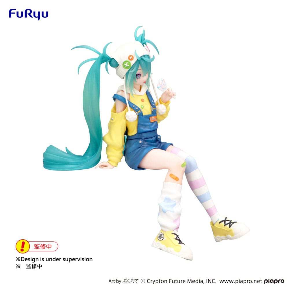 Hatsune Miku Noodle Stopper PVC Statue Hatsune Miku Lollipop 15 cm - Smalltinytoystore