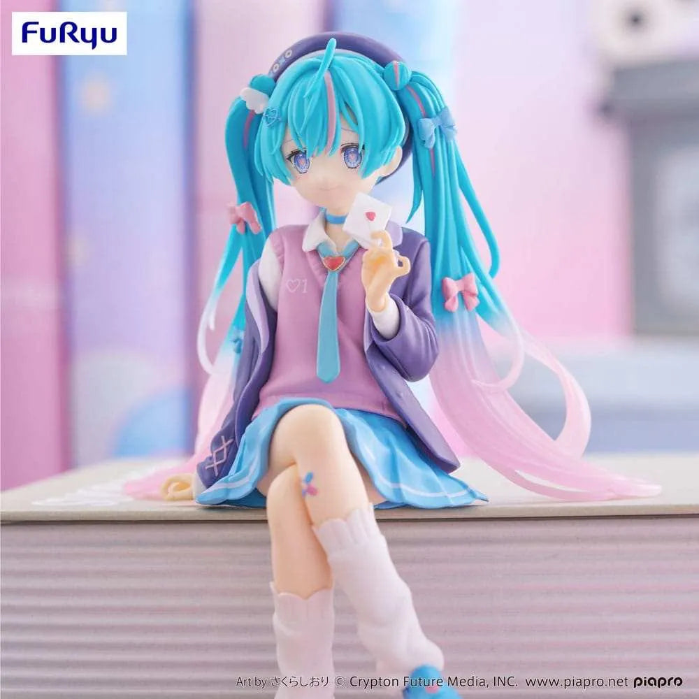 Hatsune Miku Noodle Stopper PVC Statue Hatsune Miku Love Blazer Navy Color Ver. 14 cm - Smalltinytoystore