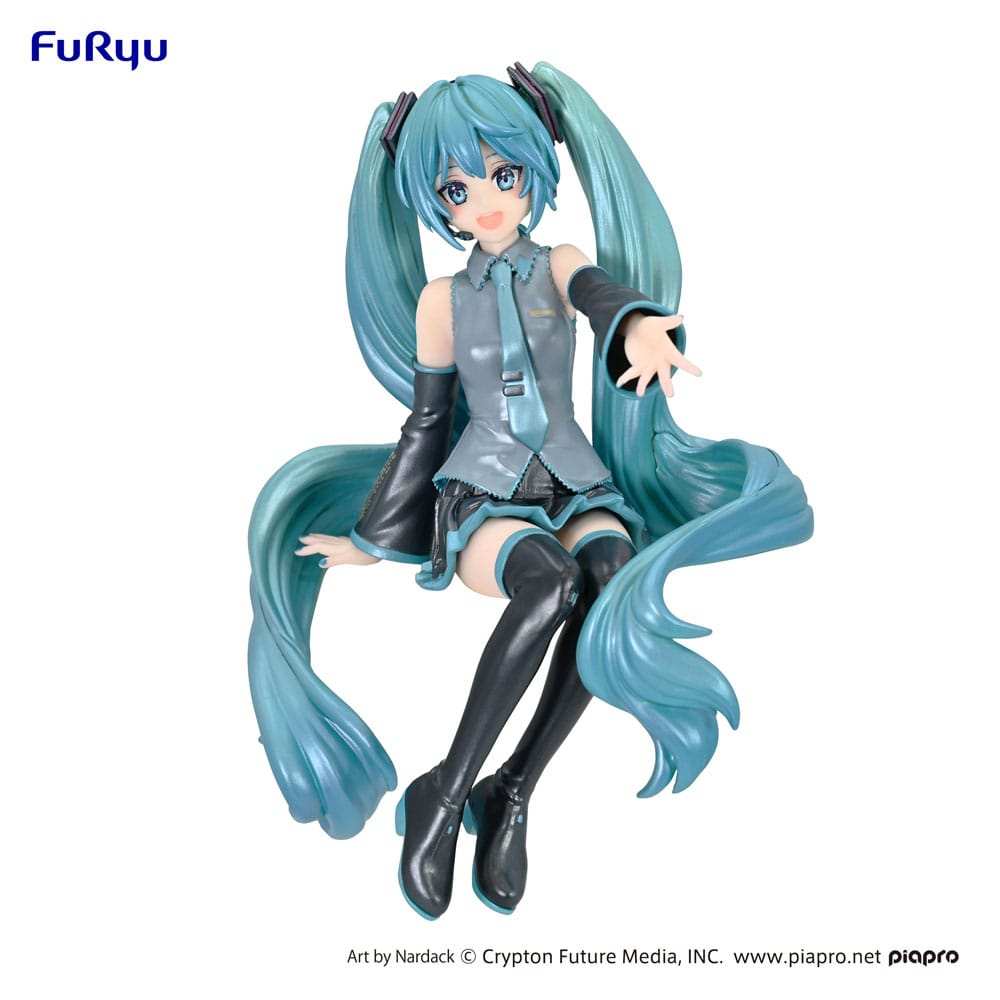 Hatsune Miku Noodle Stopper PVC Statue Hatsune Miku Nardack Pearl Color Ver. 14 cm - Smalltinytoystore