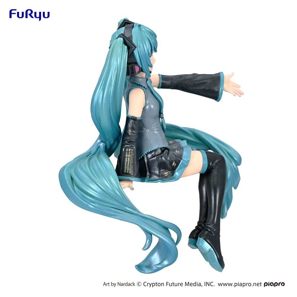 Hatsune Miku Noodle Stopper PVC Statue Hatsune Miku Nardack Pearl Color Ver. 14 cm - Smalltinytoystore