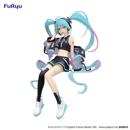 Hatsune Miku Noodle Stopper PVC Statue Neon Cyber 16 cm - Smalltinytoystore