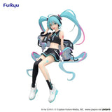 Hatsune Miku Noodle Stopper PVC Statue Neon Cyber 16 cm - Smalltinytoystore