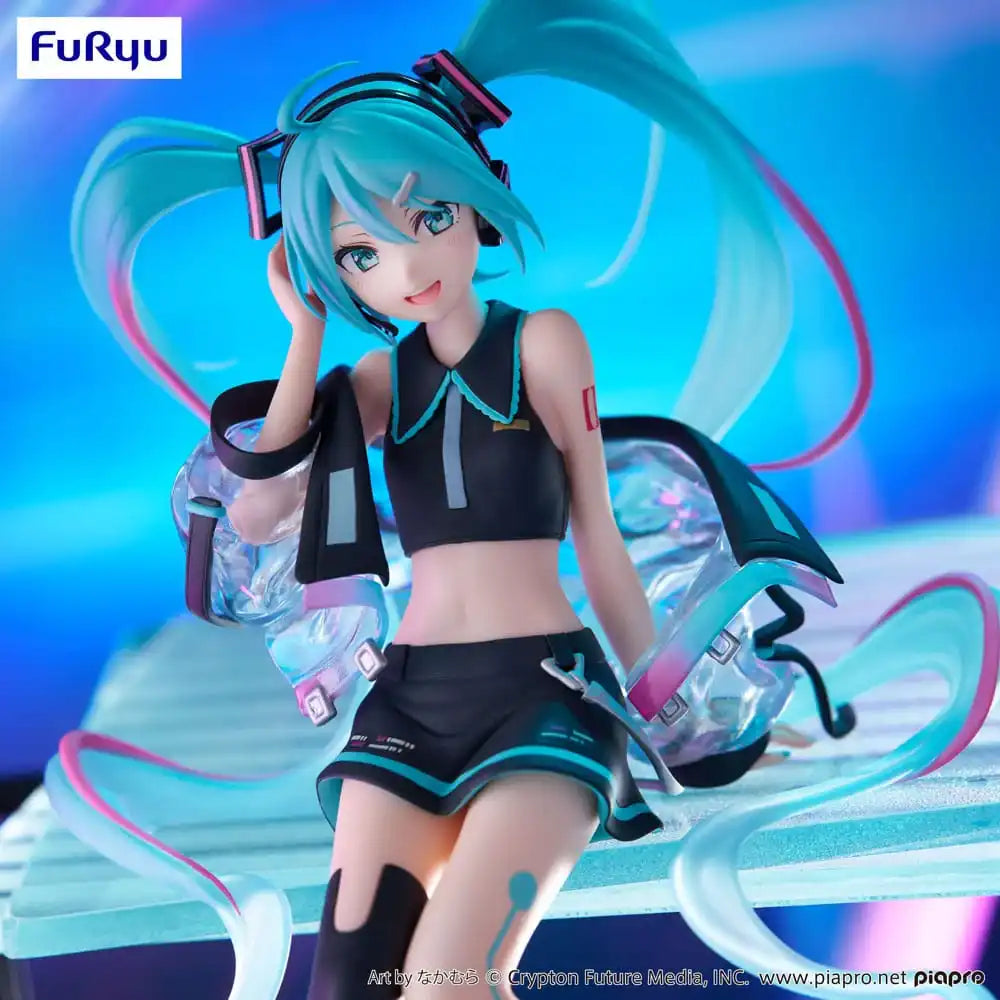 Hatsune Miku Noodle Stopper PVC Statue Neon Cyber 16 cm - Smalltinytoystore