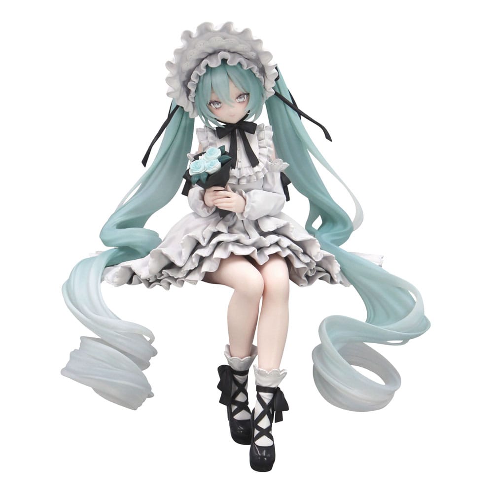 Hatsune Miku Noodle Stopper PVC Statue Vintage Doll Style 15 cm - Smalltinytoystore