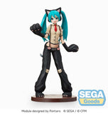 Hatsune Miku Project DIVA Arcade Future Tone SPM PVC Statue Hatsune Miku Kitty Cat 23 cm - Smalltinytoystore