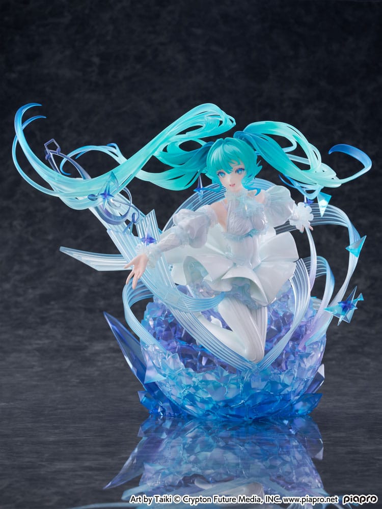 Hatsune Miku PVC Statue 1/7 Hatsune Miku - Crystal Dress Ver. 22 cm - Smalltinytoystore