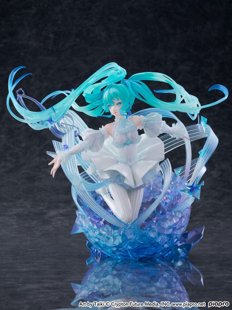 Hatsune Miku PVC Statue 1/7 Hatsune Miku - Crystal Dress Ver. 22 cm - Smalltinytoystore
