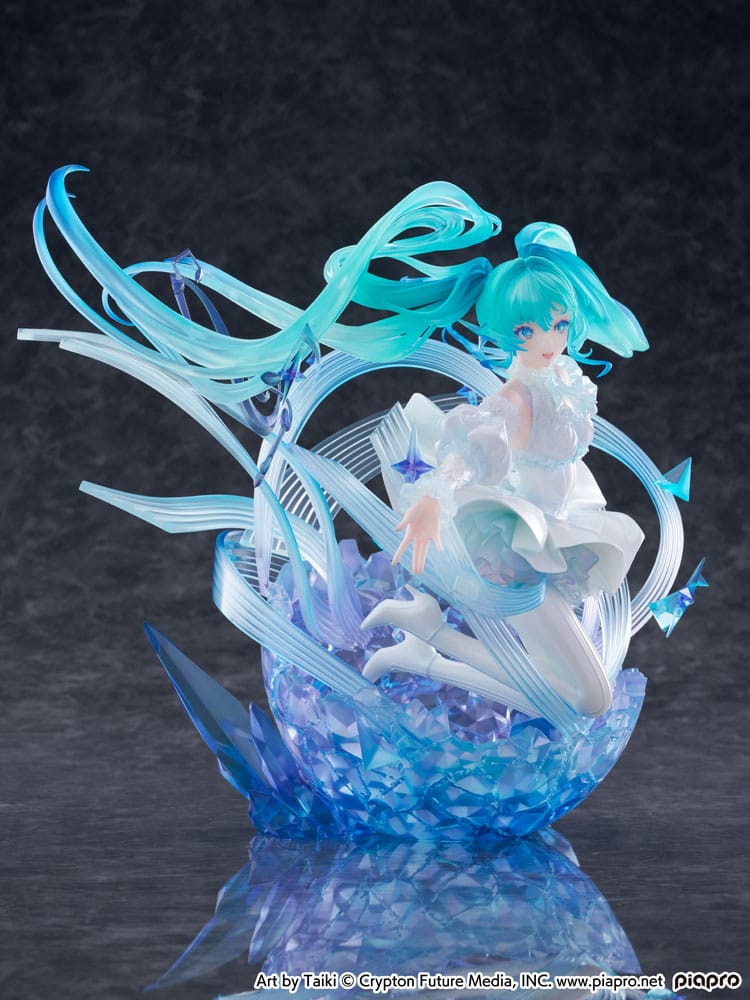 Hatsune Miku PVC Statue 1/7 Hatsune Miku - Crystal Dress Ver. 22 cm - Smalltinytoystore