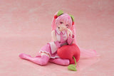 Hatsune Miku PVC Statue Desktop Cute Figure Sakura Miku Cherry Cushion Ver. 13 cm - Smalltinytoystore