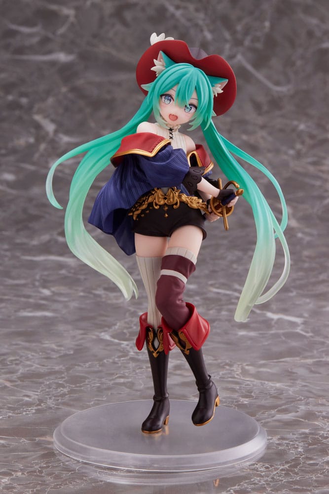 Hatsune Miku PVC Statue Hatsune Miku Wonderland Puss in Boots 18 cm - Smalltinytoystore