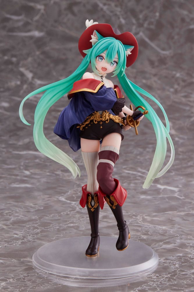 Hatsune Miku PVC Statue Hatsune Miku Wonderland Puss in Boots 18 cm - Smalltinytoystore