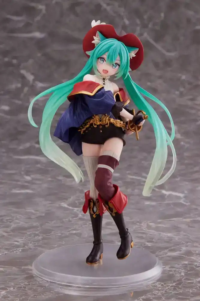Hatsune Miku PVC Statue Hatsune Miku Wonderland Puss in Boots 18 cm - Smalltinytoystore