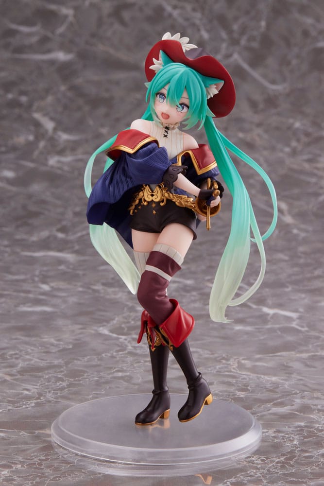 Hatsune Miku PVC Statue Hatsune Miku Wonderland Puss in Boots 18 cm - Smalltinytoystore