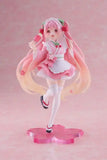 Hatsune Miku PVC Statue Newley Written Sakura Miku Japanese Cafe Ver. Reissue 18 cm