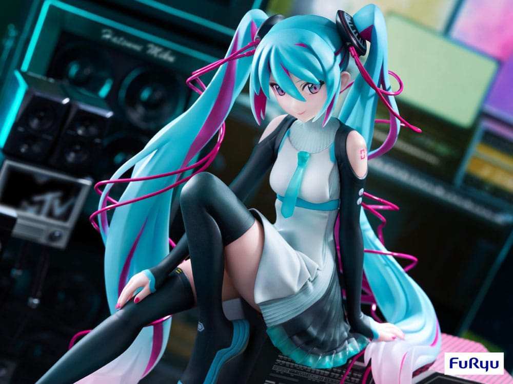 Hatsune Miku Statue 1/7 Hatsune Miku x MTV 20 cm - Smalltinytoystore