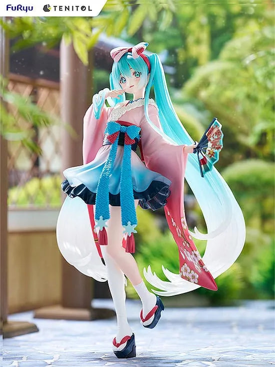Hatsune Miku Statue Neo Tokyo Series Kimono 22 cm - Smalltinytoystore