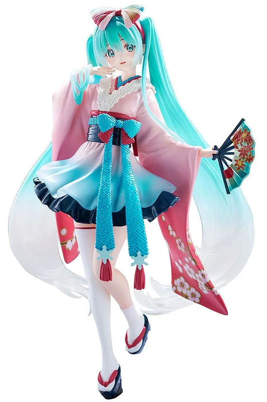Hatsune Miku Statue Neo Tokyo Series Kimono 22 cm - Smalltinytoystore