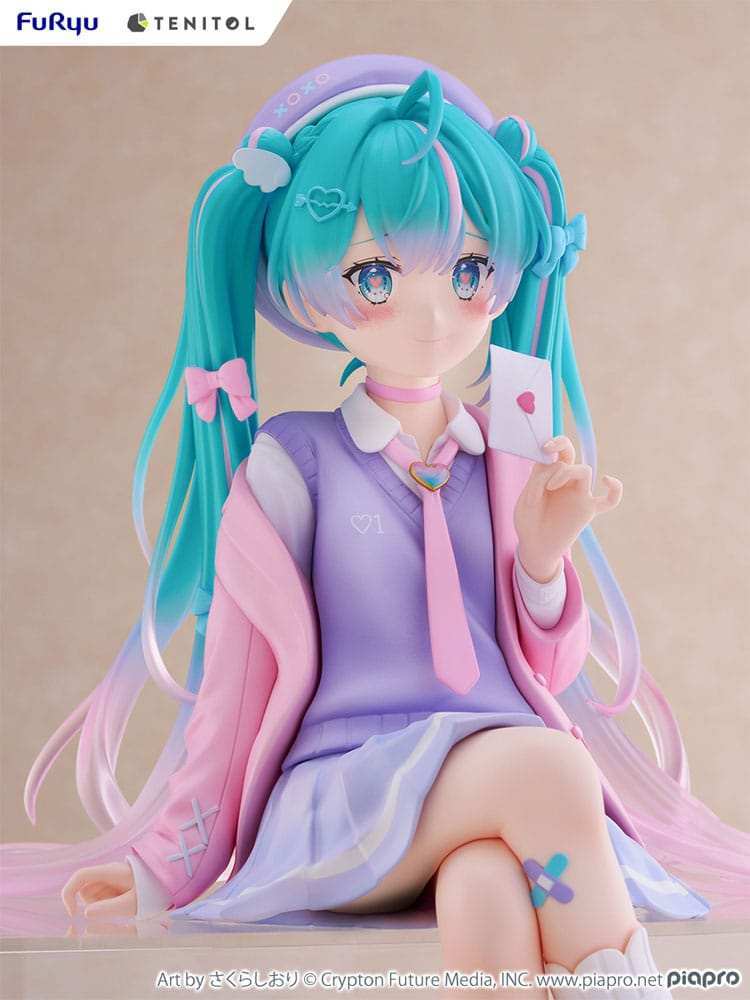 Hatsune Miku Tenitol Noodle Stopper PVC Statue Love Blazer 32 cm - Smalltinytoystore