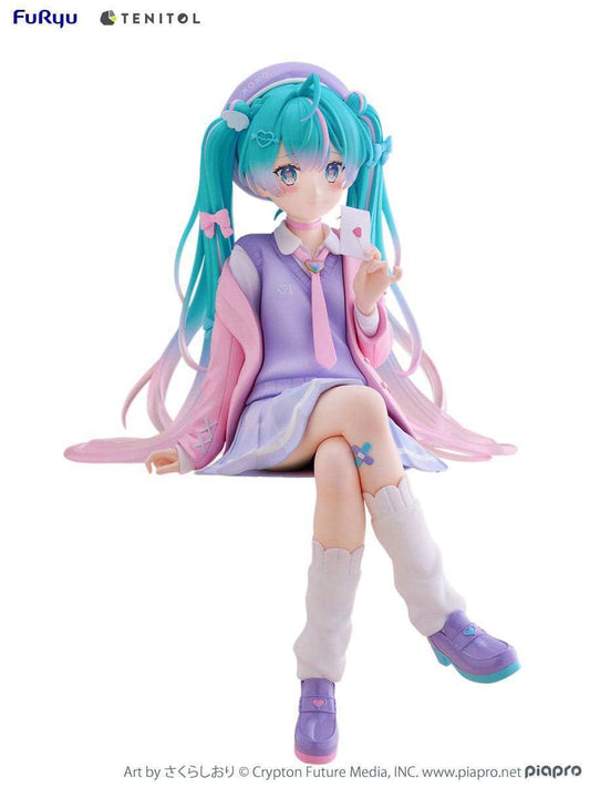 Hatsune Miku Tenitol Noodle Stopper PVC Statue Love Blazer 32 cm - Smalltinytoystore