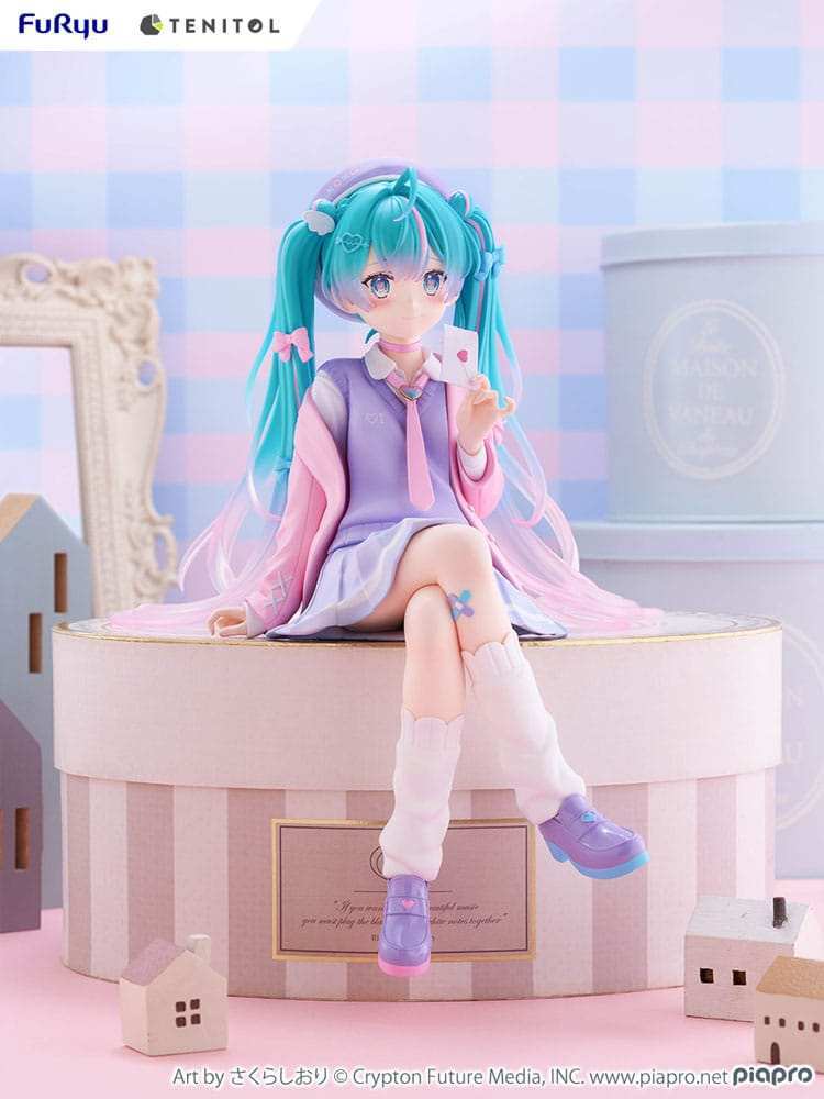 Hatsune Miku Tenitol Noodle Stopper PVC Statue Love Blazer 32 cm - Smalltinytoystore