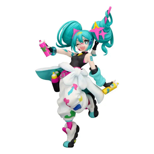 Hatsune Miku Trio-Try-iT PVC Statue Miku Paint Girl 19 cm - Smalltinytoystore