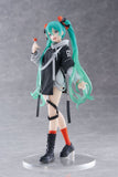 Hatsune Miku Wonderland PVC Statue Fashion Punk Ver. 18 cm - Smalltinytoystore