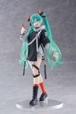 Hatsune Miku Wonderland PVC Statue Fashion Punk Ver. 18 cm - Smalltinytoystore