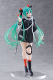 Hatsune Miku Wonderland PVC Statue Fashion Punk Ver. 18 cm - Smalltinytoystore
