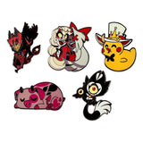 Hazbin Hotel Ansteck-Pins Set 5 cm (6) - Smalltinytoystore