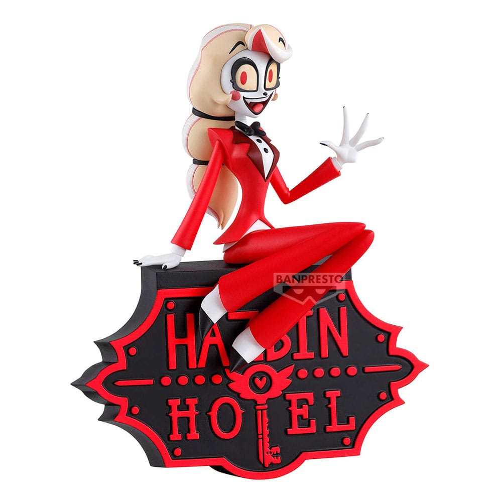 Hazbin Hotel Monitor Top Figure PVC Statue Charlie Morningstar (Ver. A) 14 cm - Smalltinytoystore