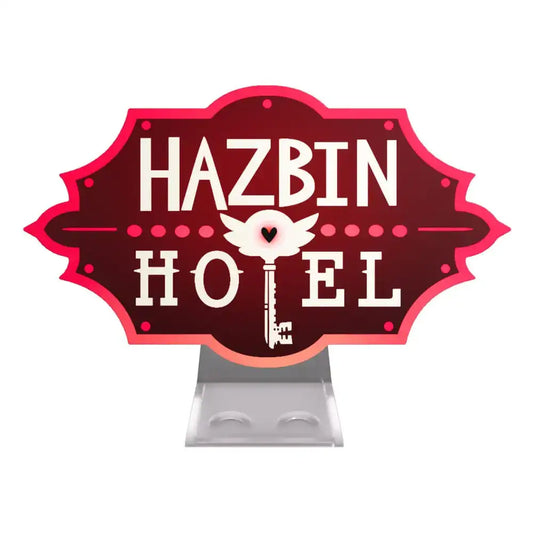 Hazbin Hotel Nachtlicht Logo Stand 13 cm - Smalltinytoystore