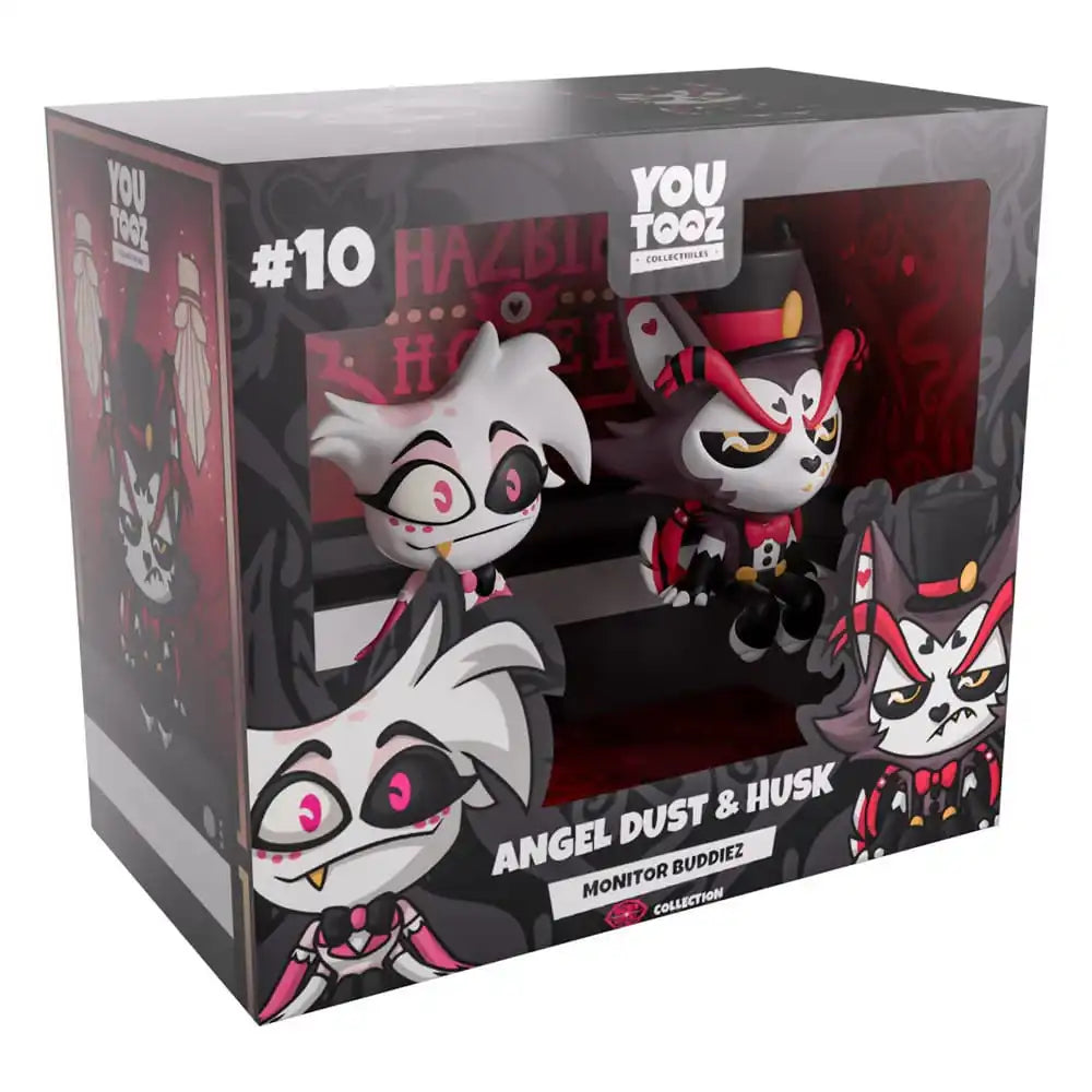 Hazbin Hotel Vinyl Figuren Angel Dust & Husk Monitor Buddiez - Smalltinytoystore