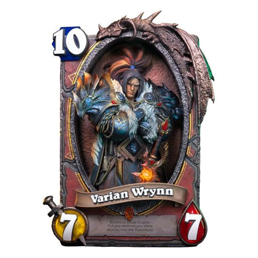 Hearthstone 3D Art Frame Statue Varian Wrynn 31 cm - Smalltinytoystore