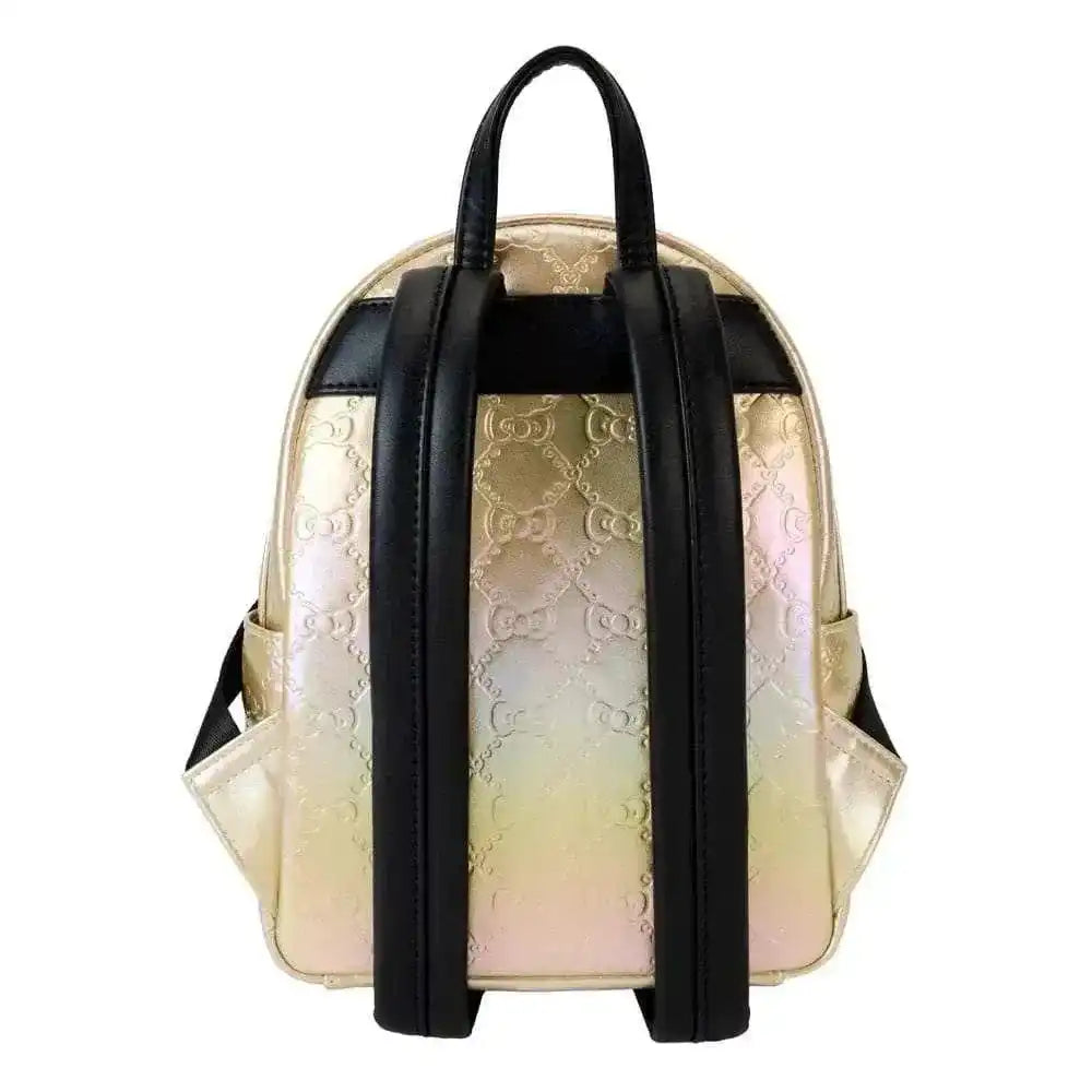Hello Kitty 50th Anniversary by Loungefly Mini Rucksack Metallic Gold - Smalltinytoystore