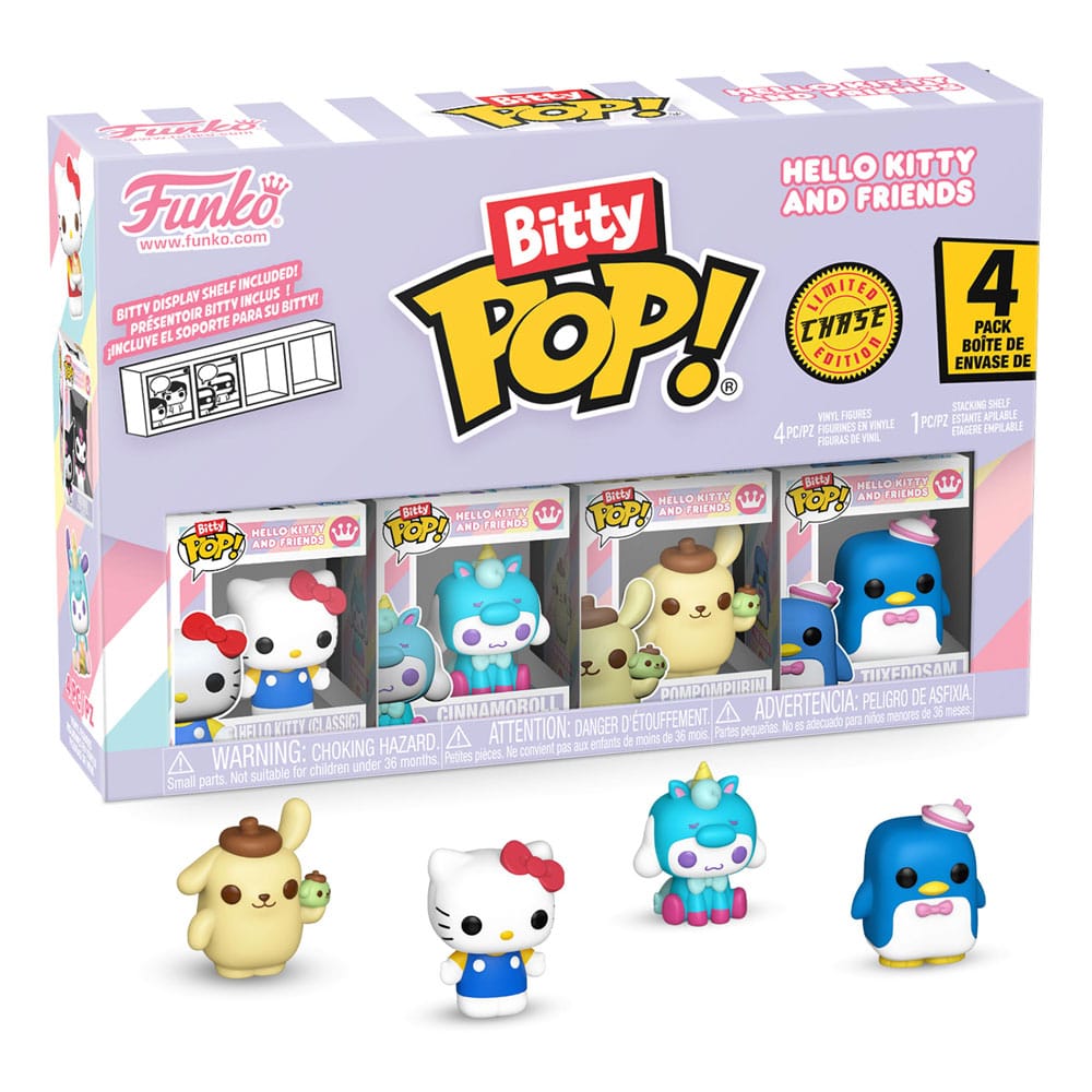 Hello Kitty and Friends Bitty POP! Vinyl Figuren 4er-Pack Series 1 2 cm - Smalltinytoystore